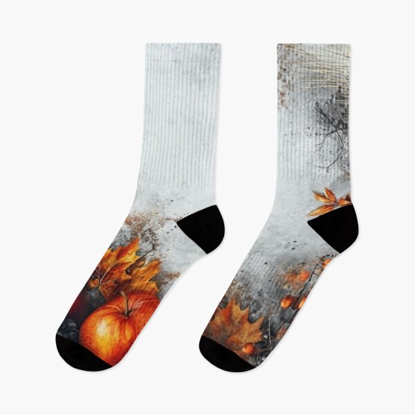 Item preview, Thanksgiving Harvest Border with Pumpkins Apples and Autumn Leaves — Rustic Slate Flat Lay designed and sold by LYAN-STORE.
