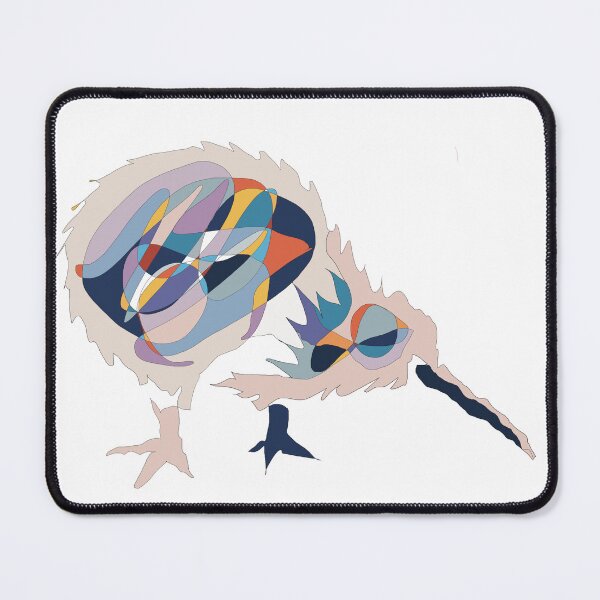 Item preview, Blue & Pink Kiwi Bird No. 3 - Minimalist New Zealand Bird Art designed and sold by iampaulmorris.