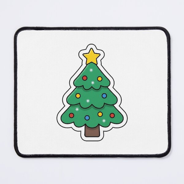 Item preview, Cute Christmas Tree - Kawaii Holiday Evergreen Sticker designed and sold by SimpleP.