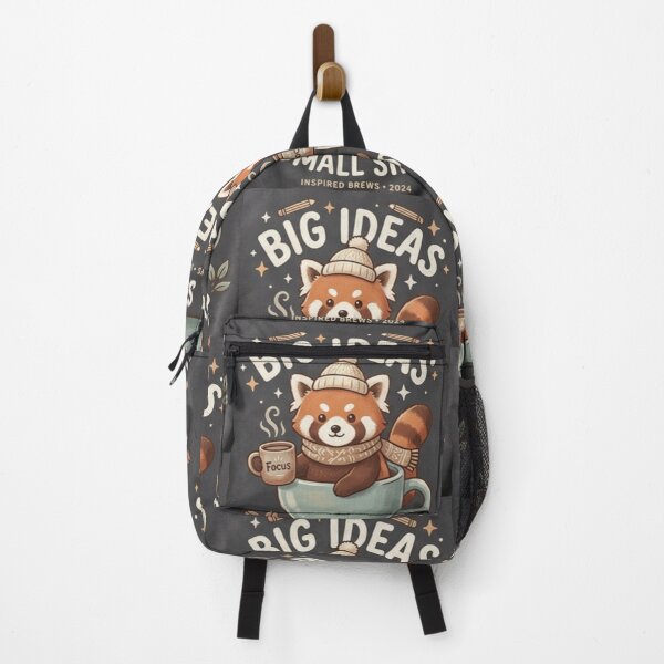 Item preview, Big Ideas Small Sips | Cute Red Panda Coffee Aesthetic designed and sold by GUINewAlex.