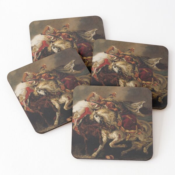 Item preview, The Combat of the Giaour and the Pasha by Eugène Delacroix | Orientalist Epic Scene designed and sold by Shoupay.