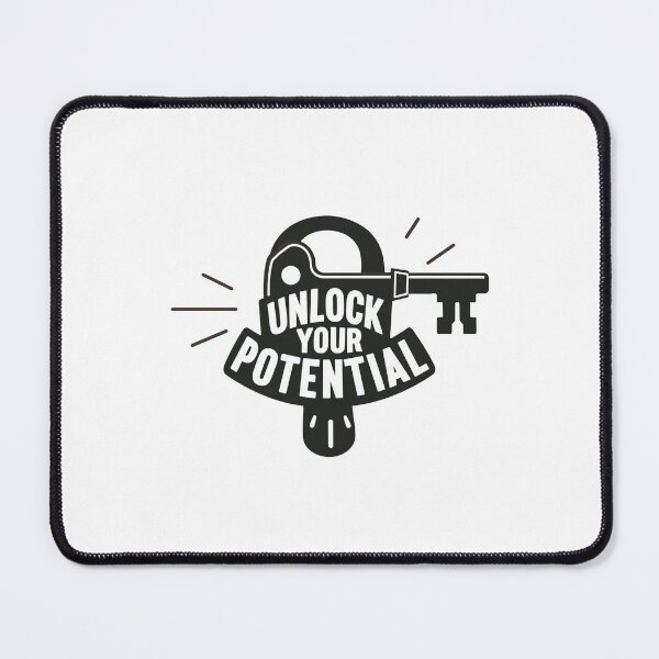 Item preview, Unlock Your Potential Padlock Motivational designed and sold by FWLKIT.