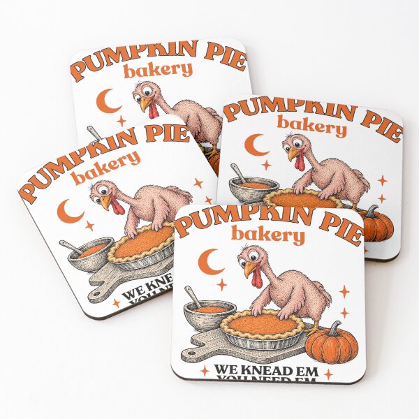 Item preview, Pumpkin Pie Bakery Funny Turkey We Knead Em You Need Em Vintage designed and sold by Derekquie.