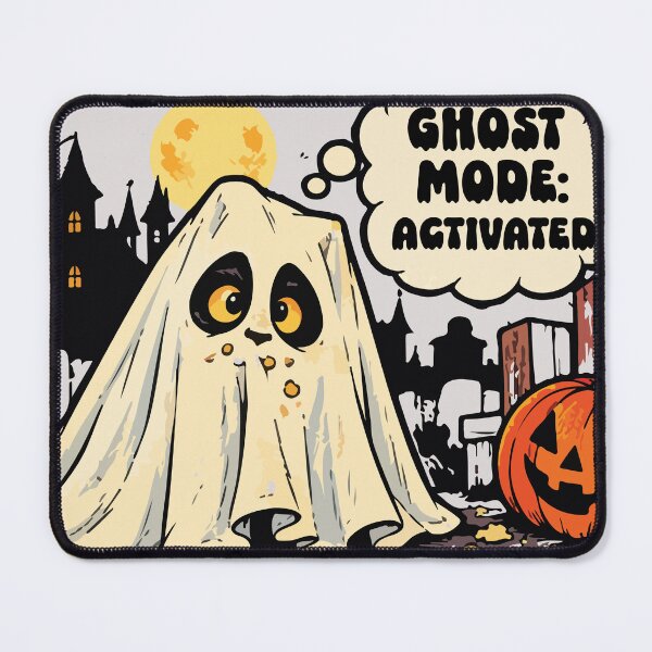 Item preview, Cat Ghost Mode Activated Halloween designed and sold by SON SON.