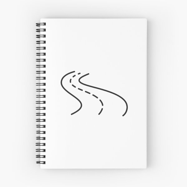 Item preview, Winding Road Line Icon designed and sold by VectorForge Studio.