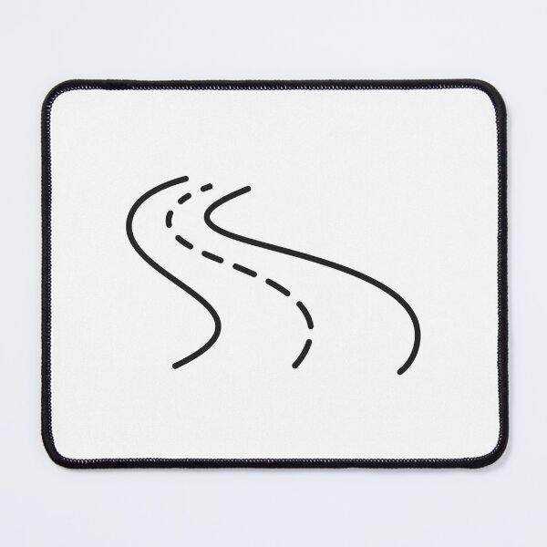 Item preview, Winding Road Line Icon designed and sold by VectorForge Studio.