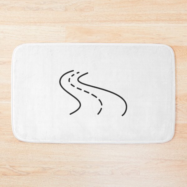 Item preview, Winding Road Line Icon designed and sold by VectorForge Studio.