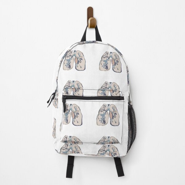 Item preview, Cream & Blue Lungs - Abstract Anatomy Line Art designed and sold by iampaulmorris.