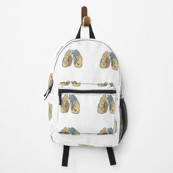Item preview, Yellow & Blue Lungs - Abstract Anatomy Line Art designed and sold by iampaulmorris.