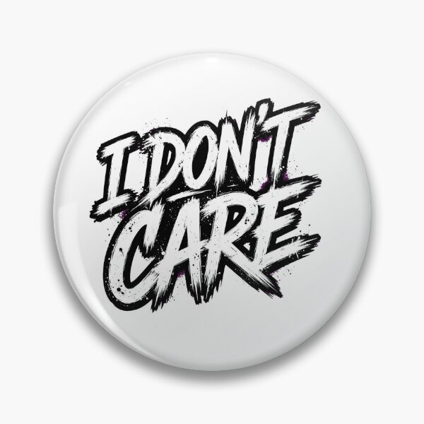 Item preview, I DON'T CARE - Bold Graffiti Brush Streetwear Typography design  designed and sold by VYBE DARK Studio.