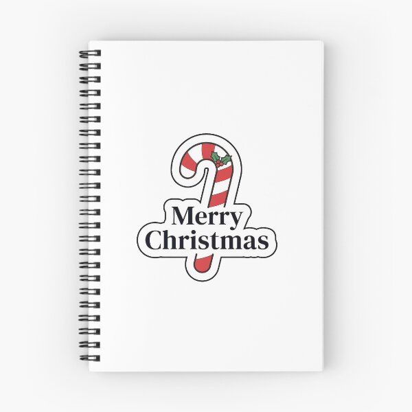 Item preview, Merry Christmas Candy Cane - Cute Holiday Typography Sticker designed and sold by SimpleP.