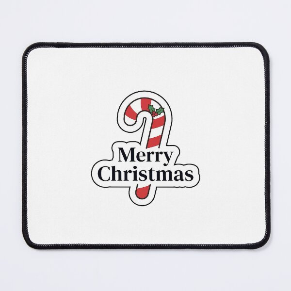 Item preview, Merry Christmas Candy Cane - Cute Holiday Typography Sticker designed and sold by SimpleP.