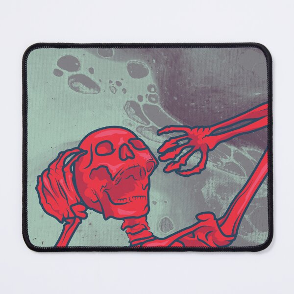 Item preview, Skeleton Scream | Dark Graphic Art | Scream From Beyond designed and sold by Half Mess.