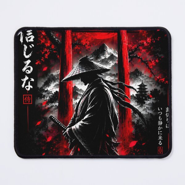 Item preview, Samurai Warrior – Japanese Dark Fantasy Red Moon designed and sold by RazaNocturne.