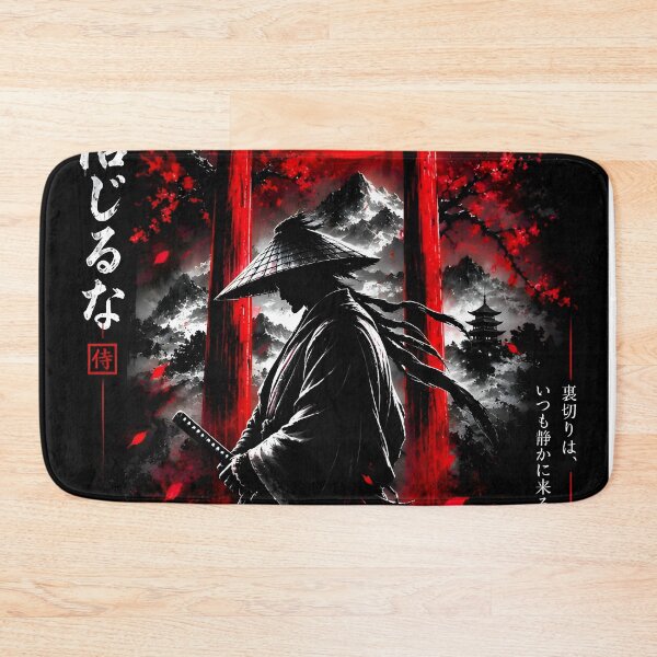 Item preview, Samurai Warrior – Japanese Dark Fantasy Red Moon designed and sold by RazaNocturne.