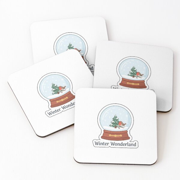 Item preview, Winter Wonderland Snow Globe - Cute Holiday Typography Sticker designed and sold by SimpleP.