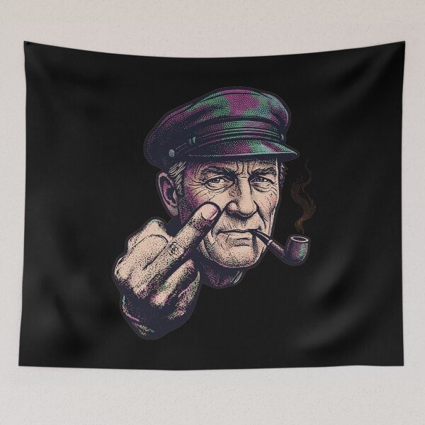 Item preview, Redd Foxx Middle Finger designed and sold by DaundArt.