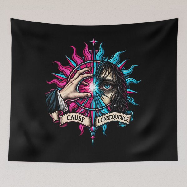 Item preview, Frankenstein Cause and Consequence Neon Portrait designed and sold by Fenay Designs.