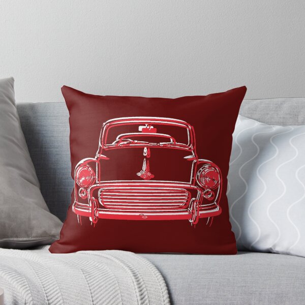 Item preview, Morris Minor 1960s British classic car red-white designed and sold by soitwouldseem.