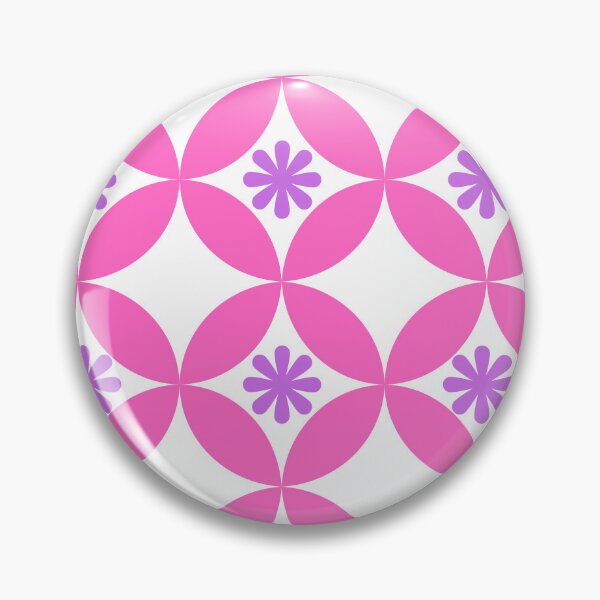 Item preview, Vibrant Pink and Purple Y2K Daisy Grid Art designed and sold by RAJASWARSTORE.
