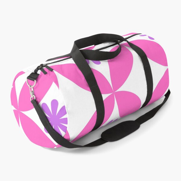 Item preview, Vibrant Pink and Purple Y2K Daisy Grid Art designed and sold by RAJASWARSTORE.