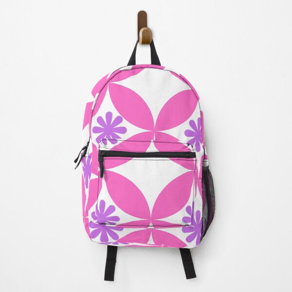 Item preview, Vibrant Pink and Purple Y2K Daisy Grid Art designed and sold by RAJASWARSTORE.