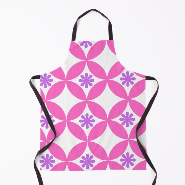 Item preview, Vibrant Pink and Purple Y2K Daisy Grid Art designed and sold by RAJASWARSTORE.