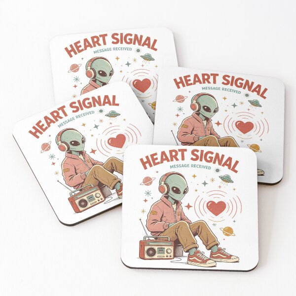Item preview, Alien Listening To Heart Signal Message Received designed and sold by NatalieJeans.
