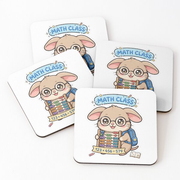 Item preview, Kawaii Kangaroo Math Class Abacus designed and sold by Wildlife-Walk.
