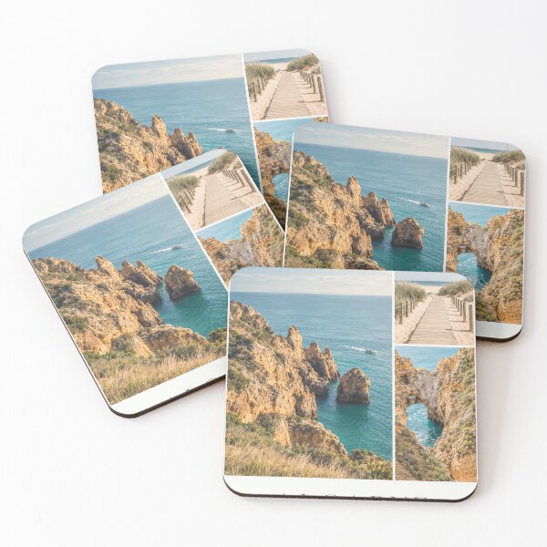 Item preview, Algarve – Breathtaking Coastal Views with Bold "Algarve" Lettering designed and sold by MetaModel Editions.