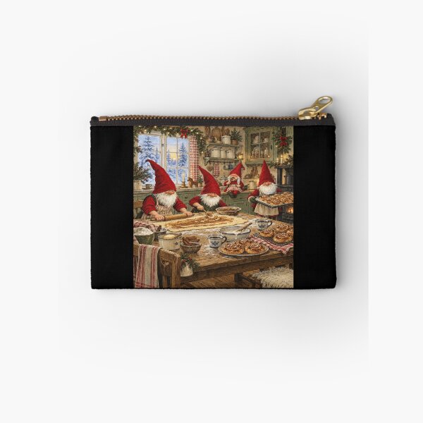 Item preview, Scandinavian Christmas Gnome Baking Fans designed and sold by POD DYNASTY | Original Print On Demand T-Shirt Graphics.