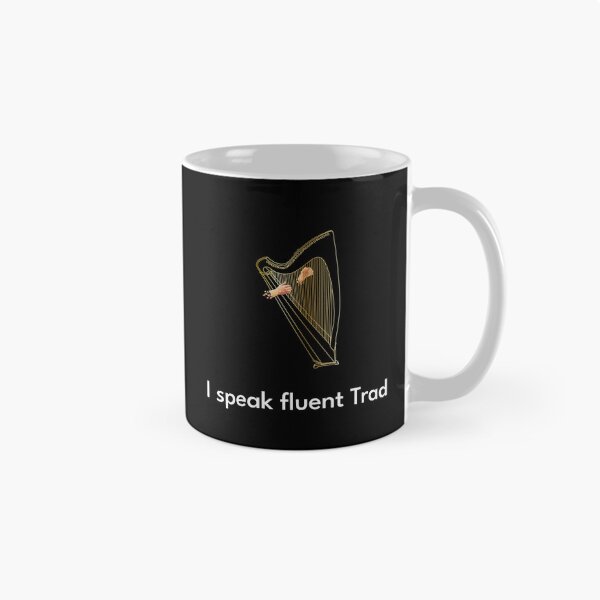 Item preview, I speak fluent Trad Harp Gold designed and sold by TraDArt.