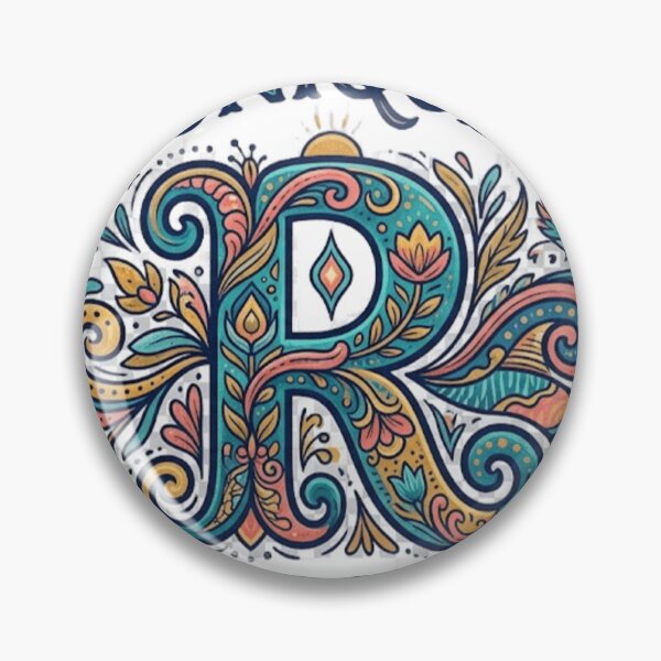 Item preview, Unique Letter R Floral Typography Art - Vibrant & Distinctive designed and sold by GUINewAlex.