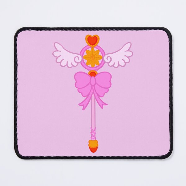 Item preview, Magical Girl Staff Wand Flat Simple Colour Block Design designed and sold by ClarissaDoodles.