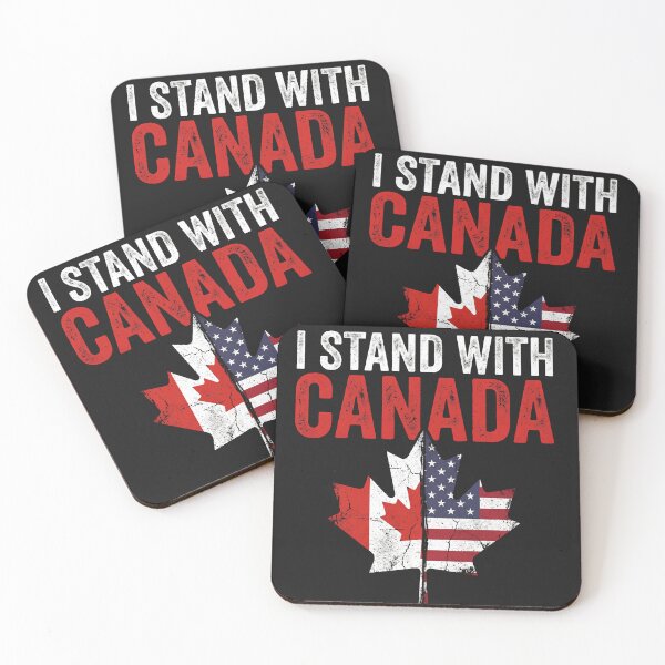 Item preview, I Stand With Canada Patriotic Canadian American Solidarity designed and sold by w66aboo.