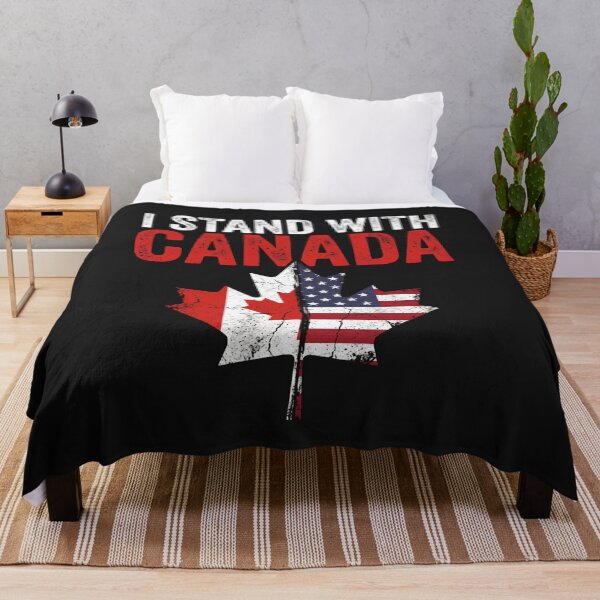 Item preview, I Stand With Canada Patriotic Canadian American Solidarity designed and sold by w66aboo.