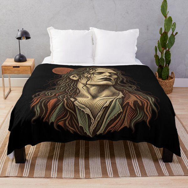 Item preview, Frankenstein Creature Portrait Under an Orange Sun designed and sold by Fenay Designs.
