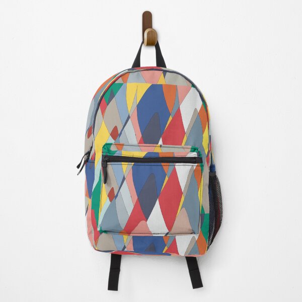 Item preview, Red & Multicolour Mountain Peaks - Abstract Geometric Triangle Pattern designed and sold by iampaulmorris.