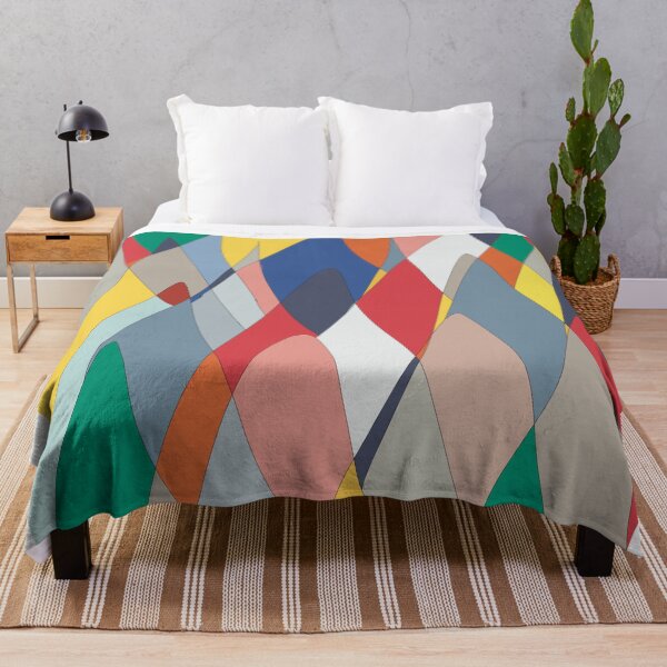 Item preview, Red & Multicolour Mountain Peaks - Abstract Geometric Triangle Pattern designed and sold by iampaulmorris.
