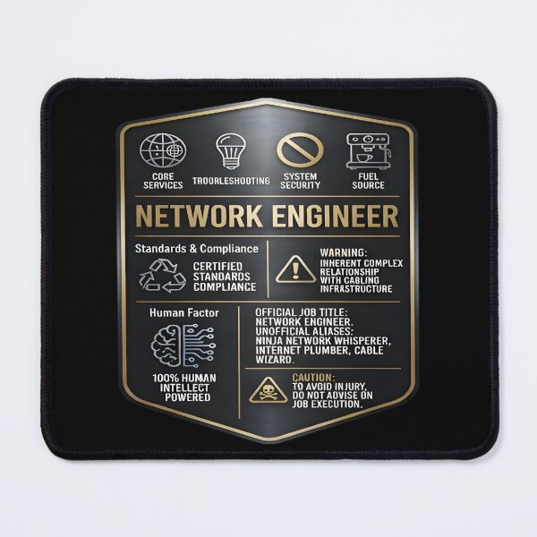 Item preview, Network Engineer designed and sold by AlphaTeez.