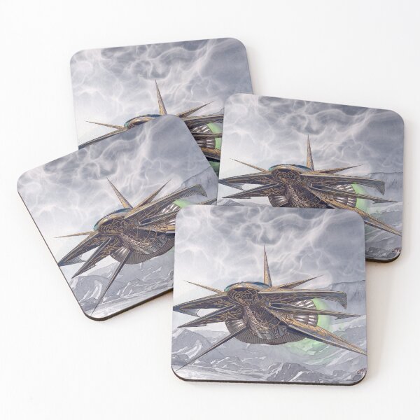 Item preview, Icarus a Spaceship exploring a new world designed and sold by CentauriArt.