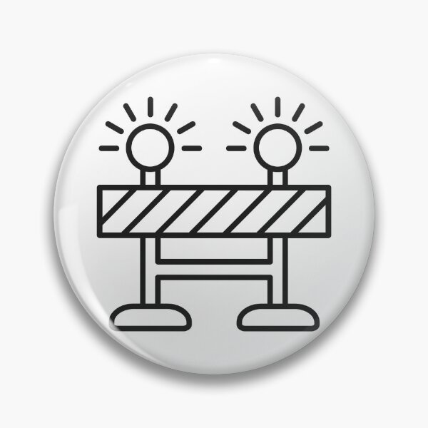 Item preview, Road Construction Barrier Line Icon designed and sold by VectorForge Studio.