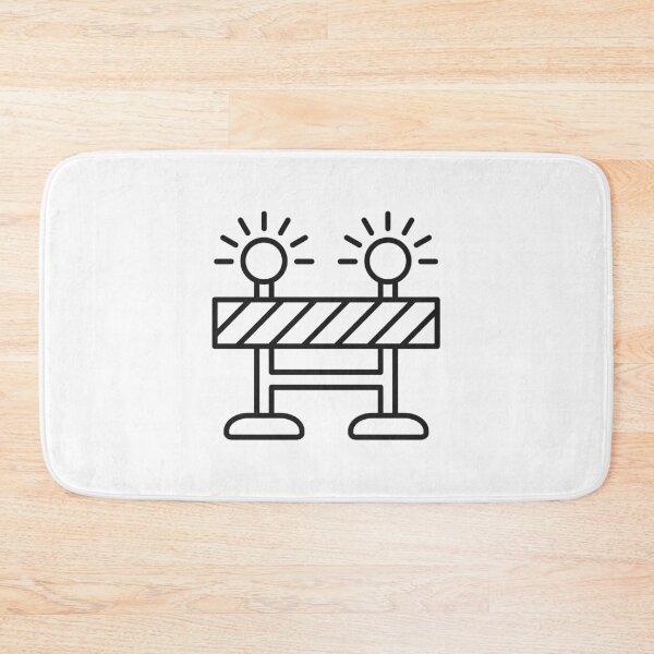 Item preview, Road Construction Barrier Line Icon designed and sold by VectorForge Studio.