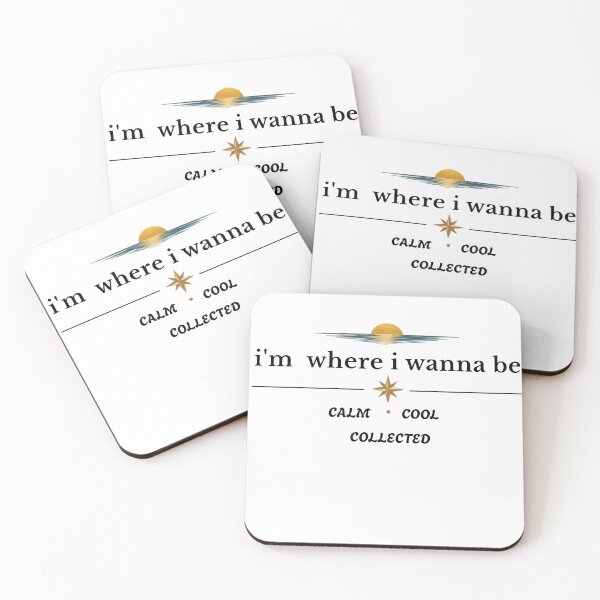 Item preview, Calm Cool Collected designed and sold by I'm Where I Wanna Be.