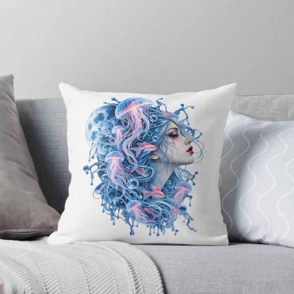 Item preview, Drowning in Blue: Jellyfish Mermaid designed and sold by itotoiro design.