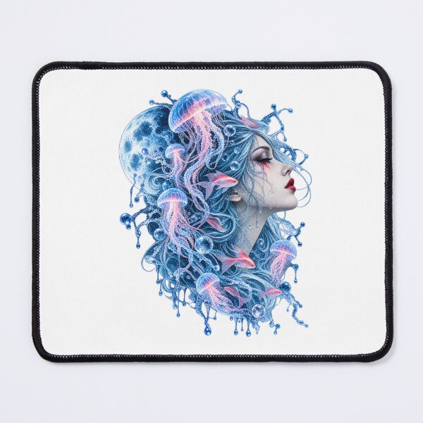 Item preview, Drowning in Blue: Jellyfish Mermaid designed and sold by itotoiro design.