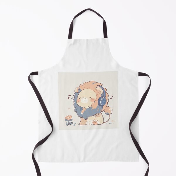 Item preview, Cute Lion listening to music   designed and sold by YLinDesign.