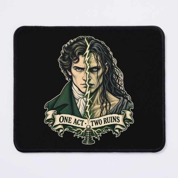 Item preview, Frankenstein: One Act, Two Ruins Split Portrait designed and sold by Fenay Designs.