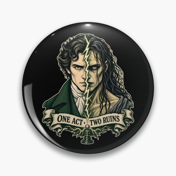 Item preview, Frankenstein: One Act, Two Ruins Split Portrait designed and sold by Fenay Designs.