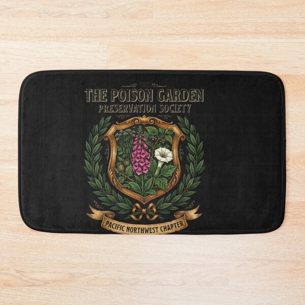 Item preview, The Poison Garden Preservation Society Pacific Northwest Chapter Poisonous Plants Botanical Gardener designed and sold by w66aboo.